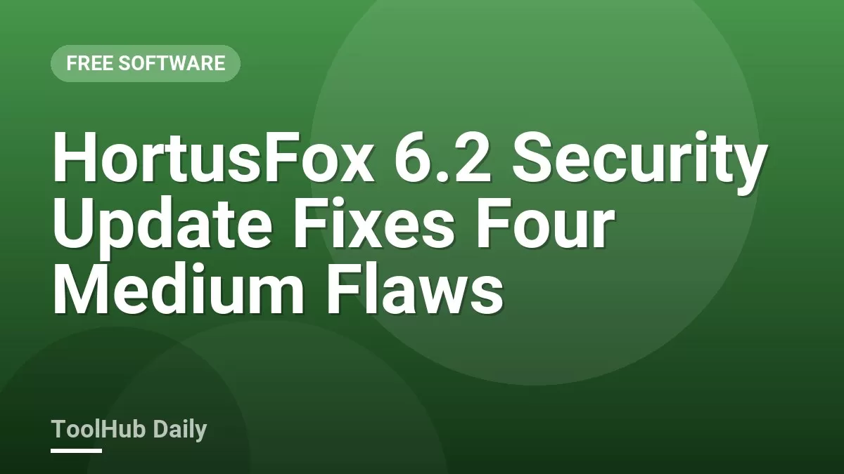 HortusFox 6.2 Security Update Fixes Four Medium Flaws