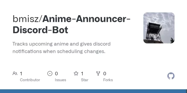 Stylised graphic of a Discord chat window beside an anime release calendar, representing a bot that tracks schedule changes