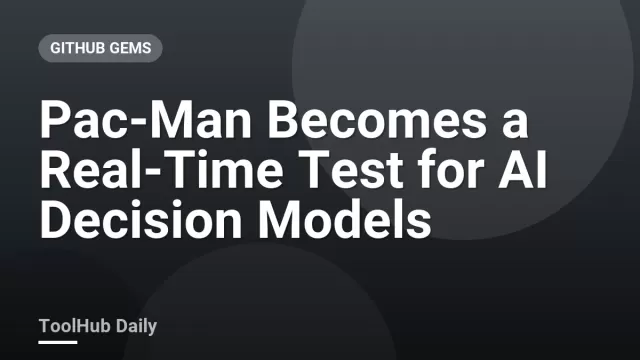 Pac-Man Becomes a Real-Time Test for AI Decision Models
