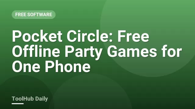 A group of friends passing a single smartphone around a table during a party game night