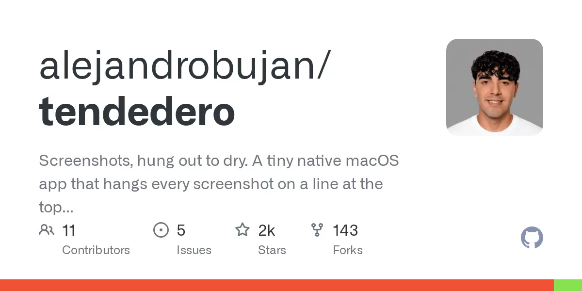 Illustration of several screenshot thumbnails hanging from a line along the top edge of a Mac desktop screen